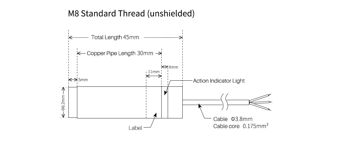 8mm inductive sensor 5